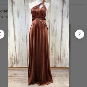 Copper Velvet dress